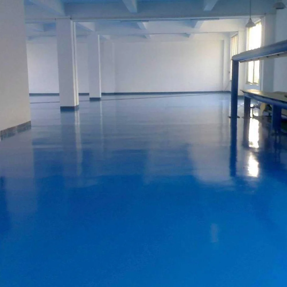 Modern epoxy floor coating